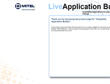 Tablet Screenshot of mitelappbuilder.com